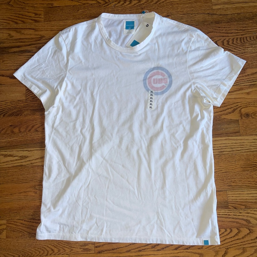 Jason Scott x MLB Chicago Cubs Raymond Crew Tee Shirt Size XL New With Tags
